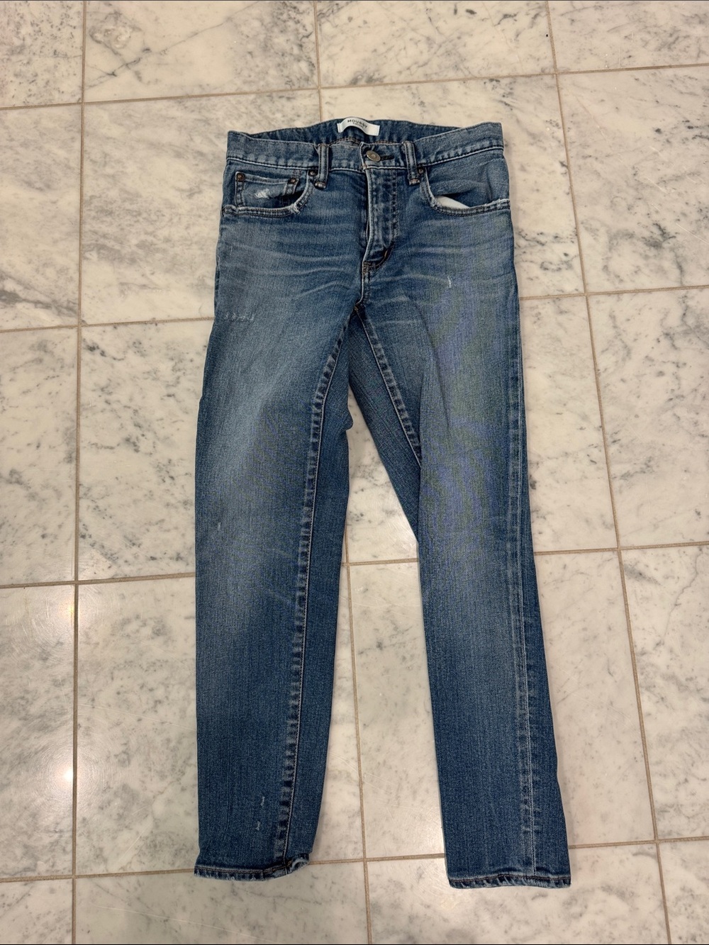 Moussy Vintage Medium Blue Denim Jeans